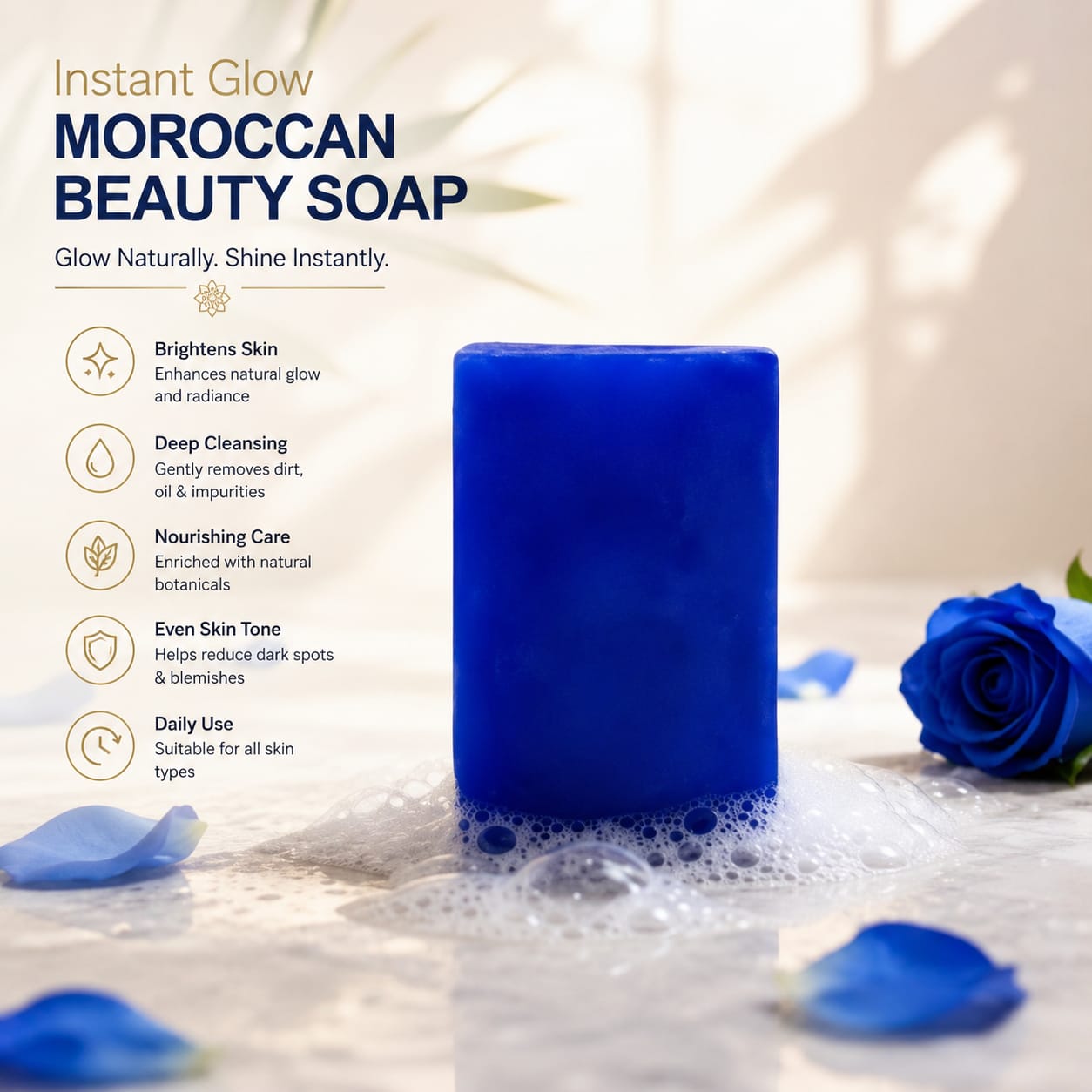 Instant Glow Moroccan Beauty Soap – Benefits