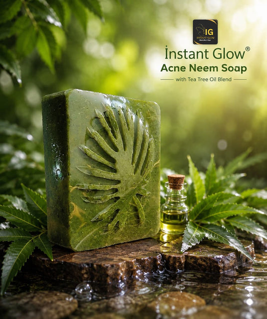 Instant Glow Acne Neem Soap – Natural Setting