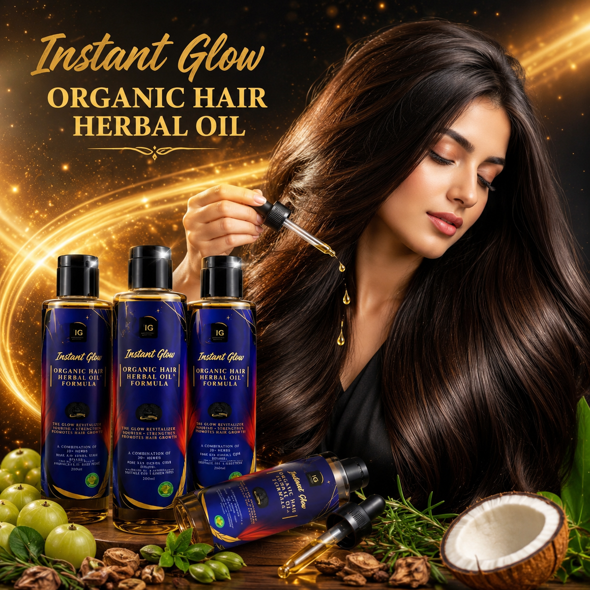 Herbal Oil 20 +Formula  - 200ml