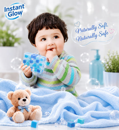 Instant Glow Crystal Cubes Baby Care Bar – Naturally Soft Naturally Safe