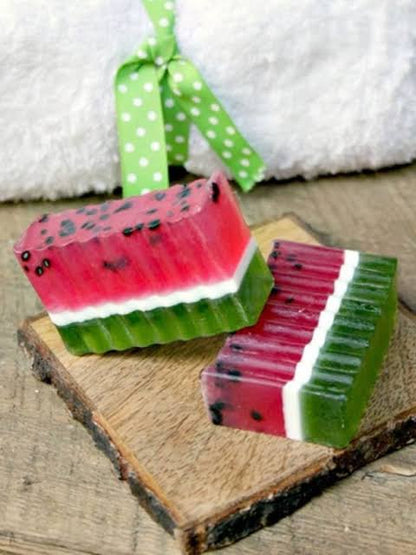 Instant Glow Watermelon Soap – Baby Girl with Soap Lather