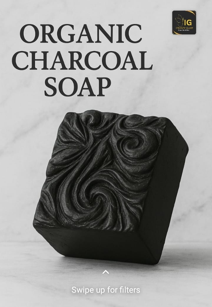 Instant Glow Organic Charcoal Soap