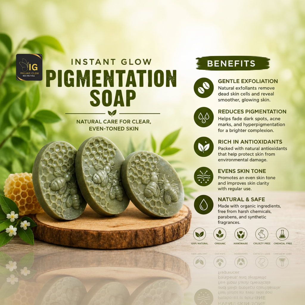 Instant Glow Pigmentation Soap - AI Generated