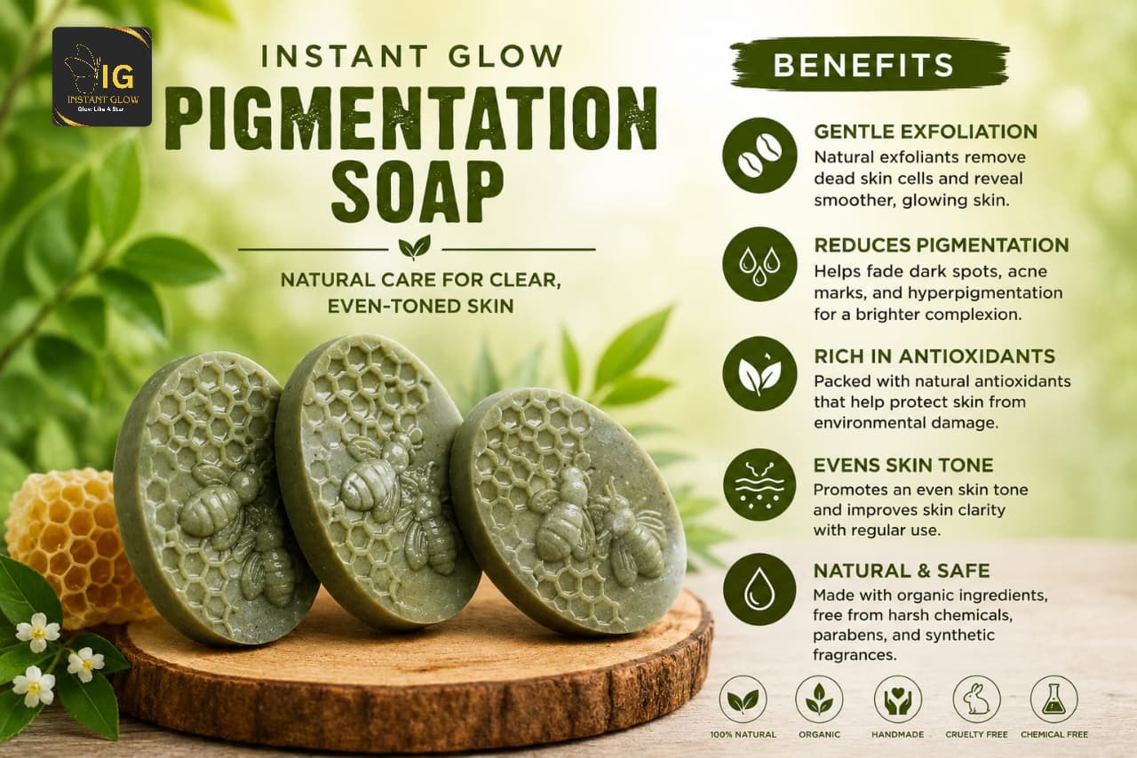 Instant Glow Pigmentation Soap - Benefits